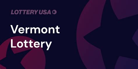 Vermont (VT) Lottery Results .